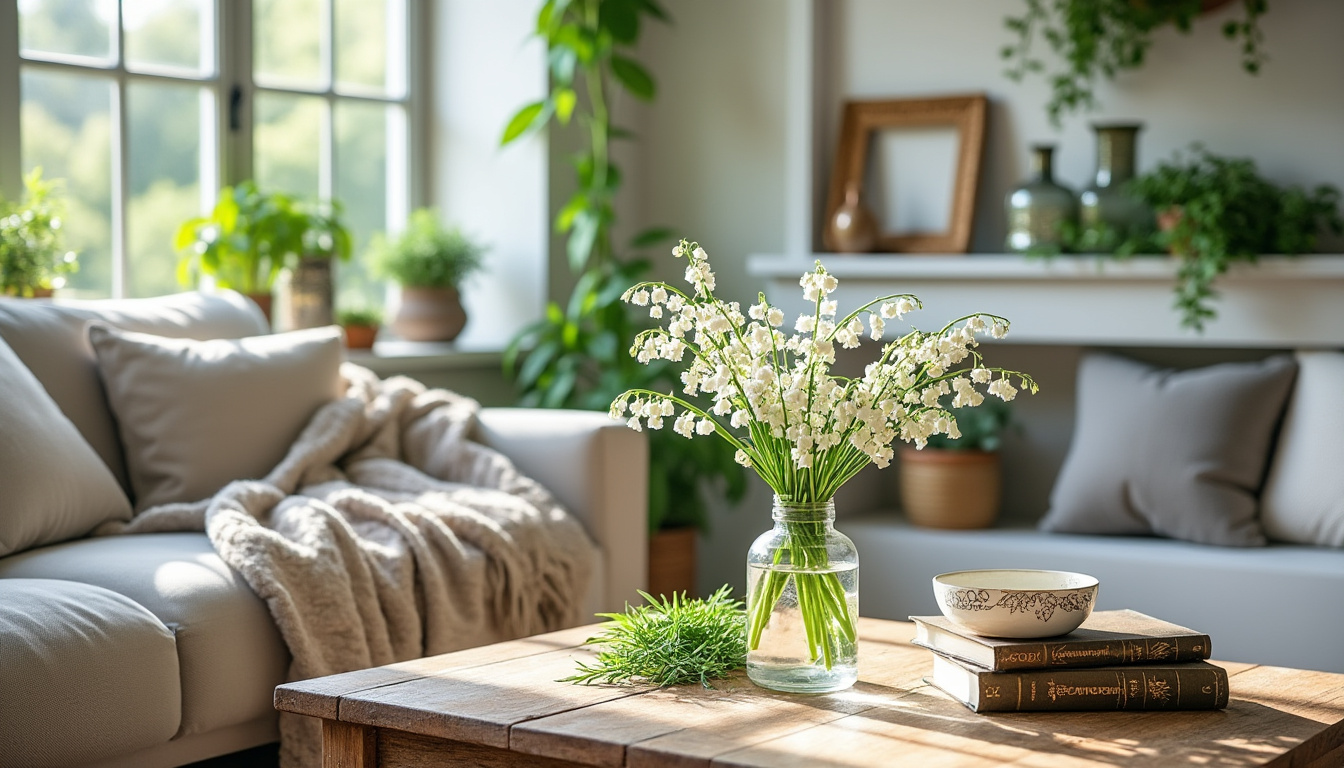 découvrez comment intégrer le muguet dans la décoration de votre maison avec des idées et conseils inspirants. apportez une touche de fraîcheur et de poésie à votre intérieur grâce à ce symbole de bonheur. découvrez comment intégrer le muguet dans la décoration de votre maison avec des idées et conseils inspirants. apportez une touche de fraîcheur et de poésie à votre intérieur grâce à ce symbole de bonheur.